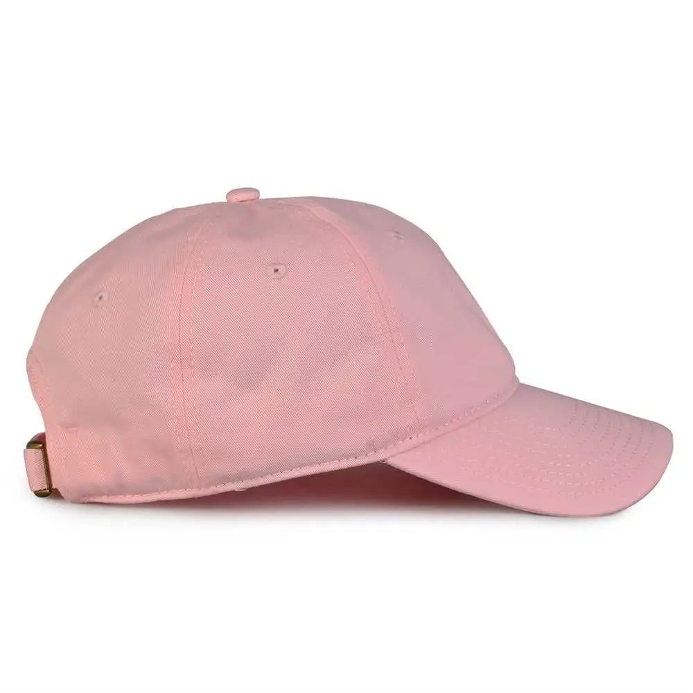 The Game GB210 Classic Relaxed Garment Washed Twill Cap - Pink - Pink / 6 7/8’’ - 7 5/8’’