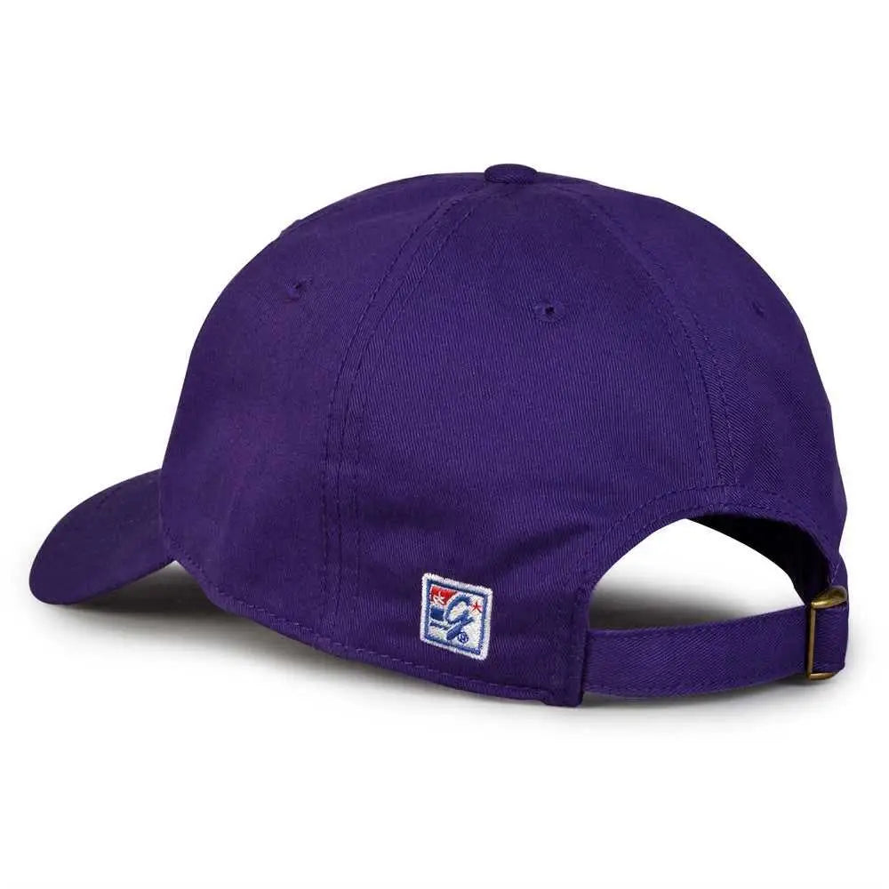 The Game GB210 Classic Relaxed Garment Washed Twill Cap - Purple - Purple / 6 7/8’’ - 7 5/8’’
