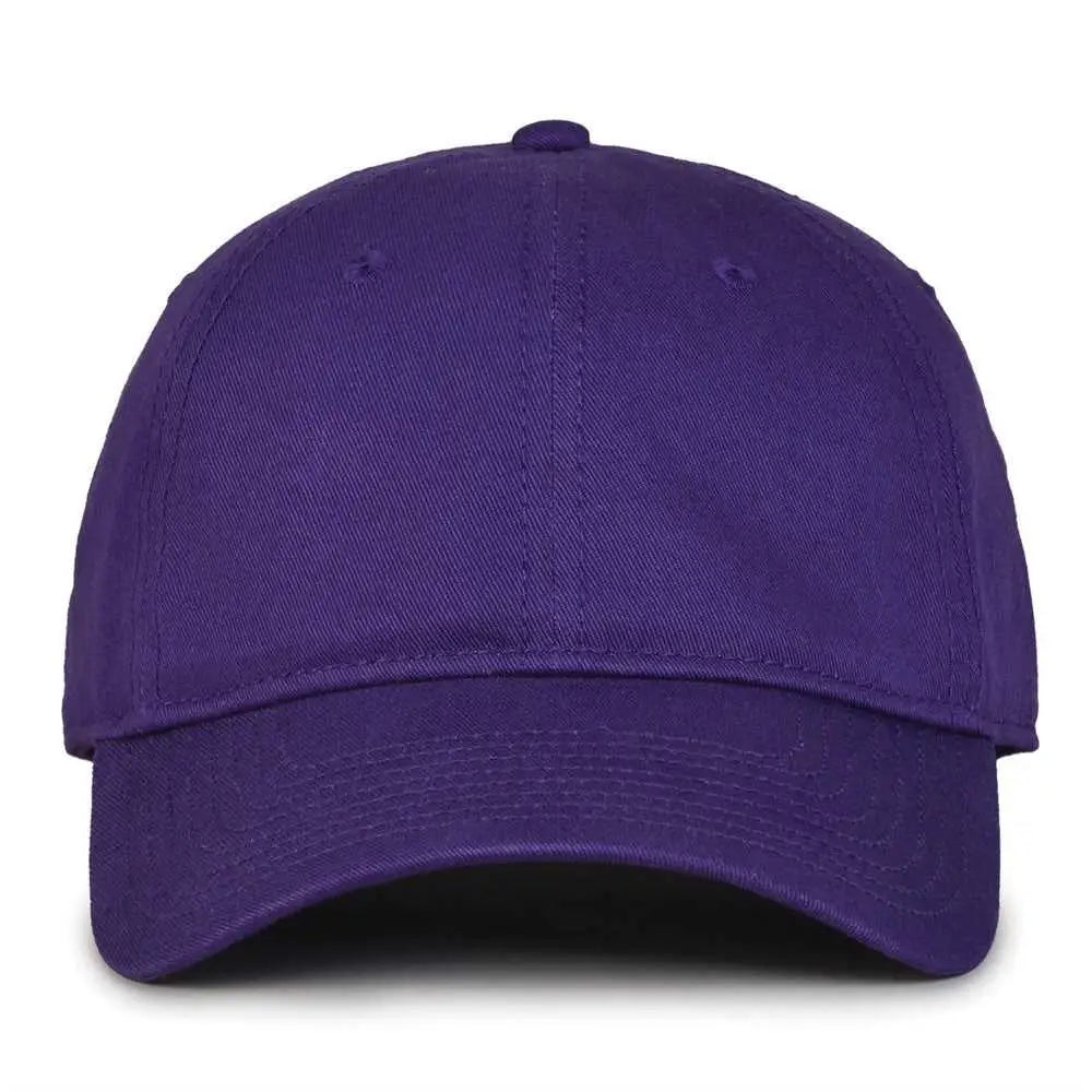 The Game GB210 Classic Relaxed Garment Washed Twill Cap - Purple - Purple / 6 7/8’’ - 7 5/8’’