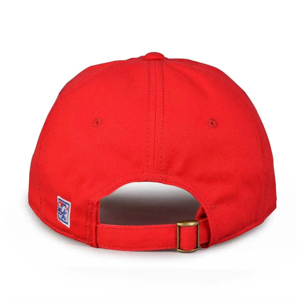 The Game GB210 Classic Relaxed Garment Washed Twill Cap - Red - Red / 6 7/8’’ - 7 5/8’’
