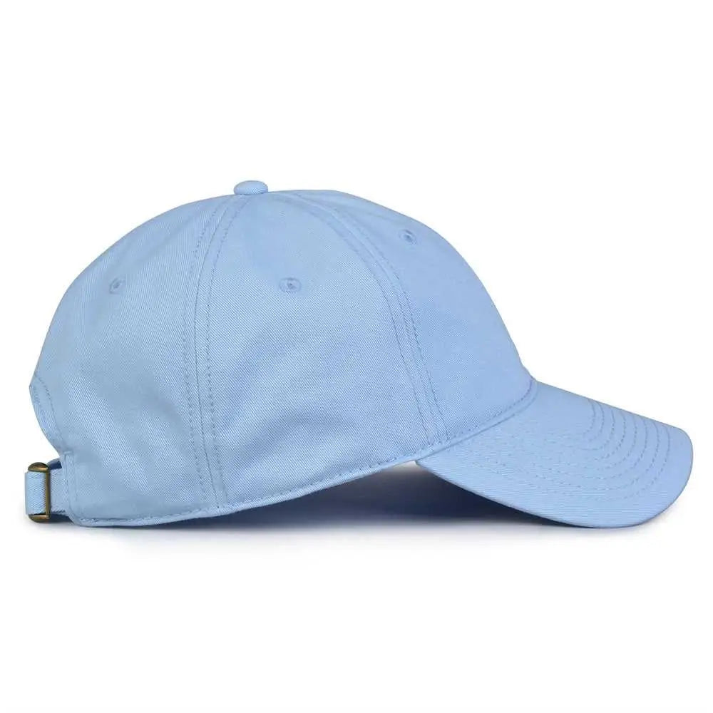 The Game GB210 Classic Relaxed Garment Washed Twill Cap - Snow Cone - Columbia Blue / 6 7/8’’ - 7 5/8’’
