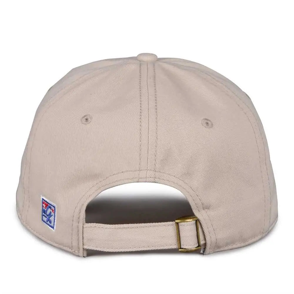 The Game GB210 Classic Relaxed Garment Washed Twill Cap - Stone - Sand / 6 7/8’’ - 7 5/8’’