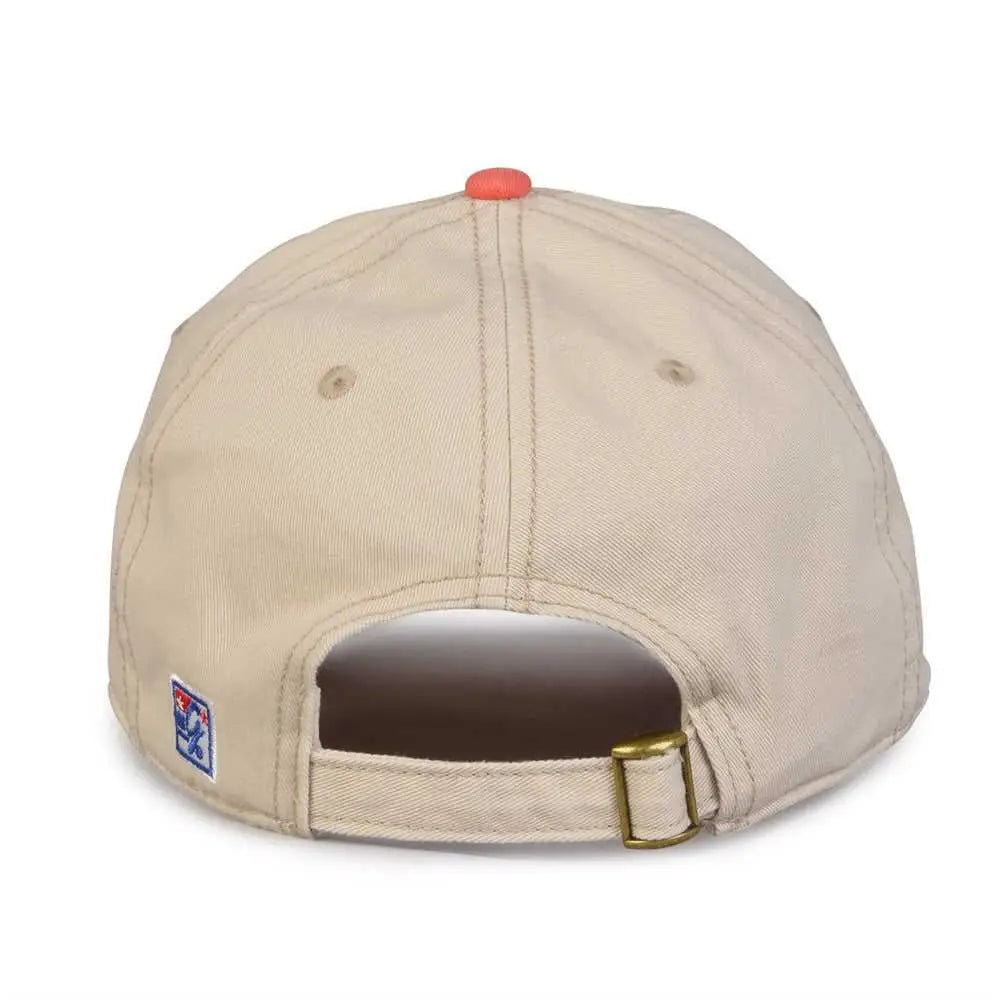 The Game GB210 Classic Relaxed Garment Washed Twill Cap - Stone Nantuck Red - Sand Red / 6 7/8’’ - 7 5/8’’