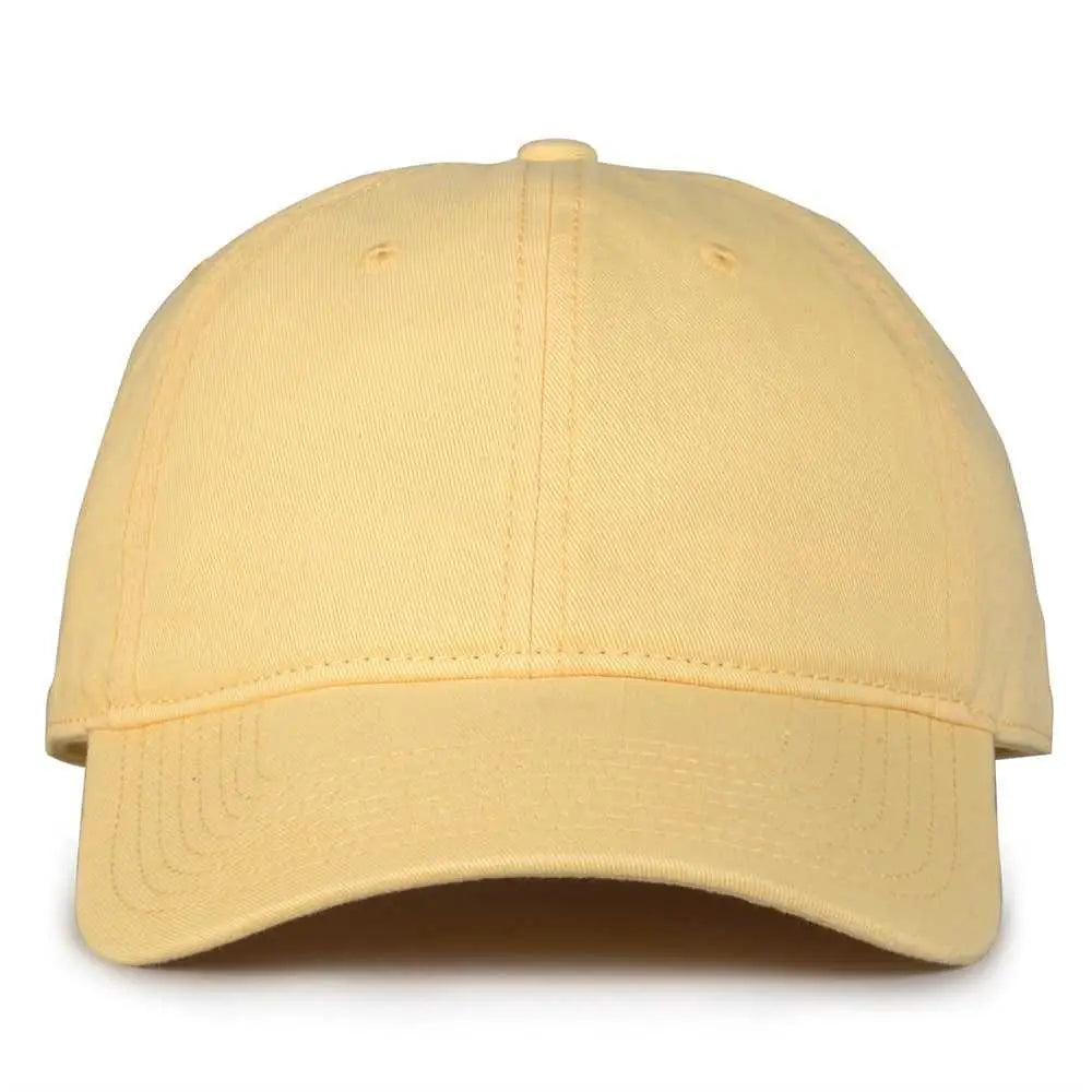 The Game GB210 Classic Relaxed Garment Washed Twill Cap - Sun Ray - Yellow / 6 7/8’’ - 7 5/8’’