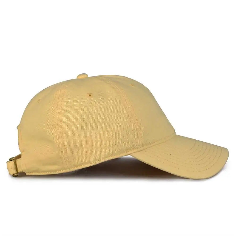 The Game GB210 Classic Relaxed Garment Washed Twill Cap - Sun Ray - Yellow / 6 7/8’’ - 7 5/8’’