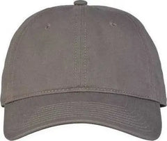 The Game GB210 Classic Twill Cap - Charcoal - Dark Gray / One Size Fits Most