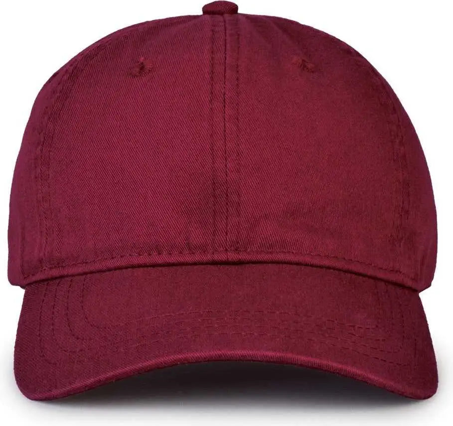 The Game GB310 Dad Cap - Maroon - Maroon / OSFM