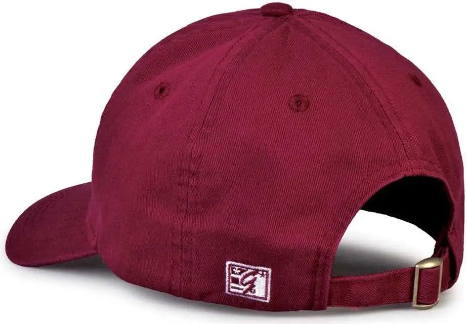 The Game GB310 Dad Cap - Maroon - Maroon / OSFM