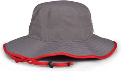 The Game GB400 Ultralight Boonie - Dark Gray Red - Dark Gray Red / 6 5/8’’ - 7 5/8’’