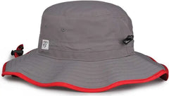 The Game GB400 Ultralight Boonie - Dark Gray Red - Dark Gray Red / 6 5/8’’ - 7 5/8’’