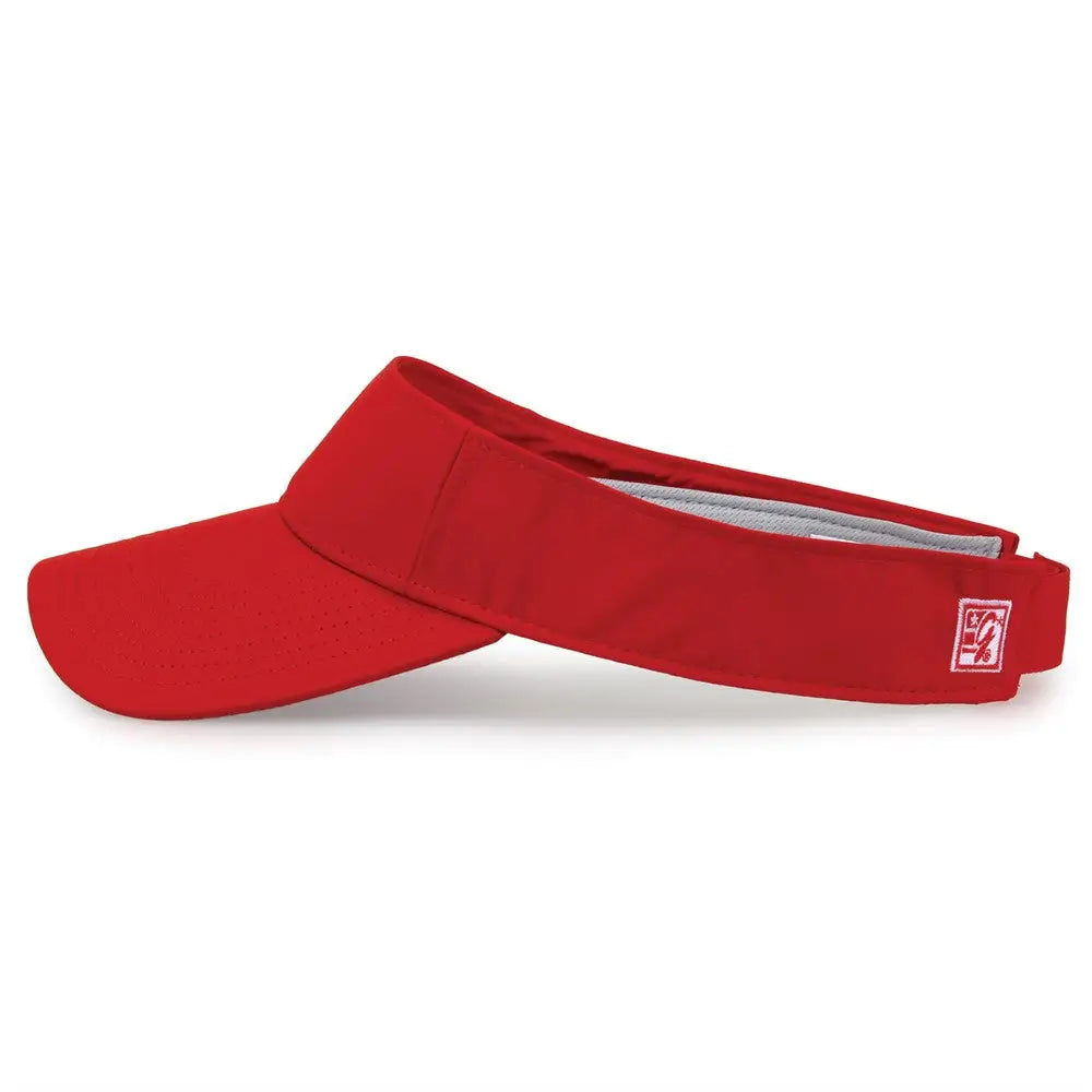 The Game GB410 Ultralight Visor - Red - Red / One Size Fits Most