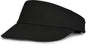 The Game GB411 High Crown Visor - Black - Black / OSFM