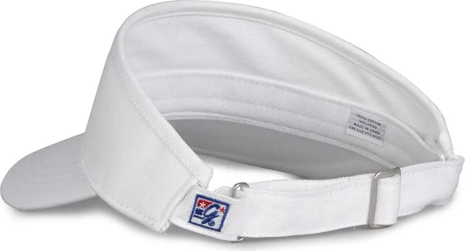 The Game GB411 High Crown Visor - White - White / OSFM