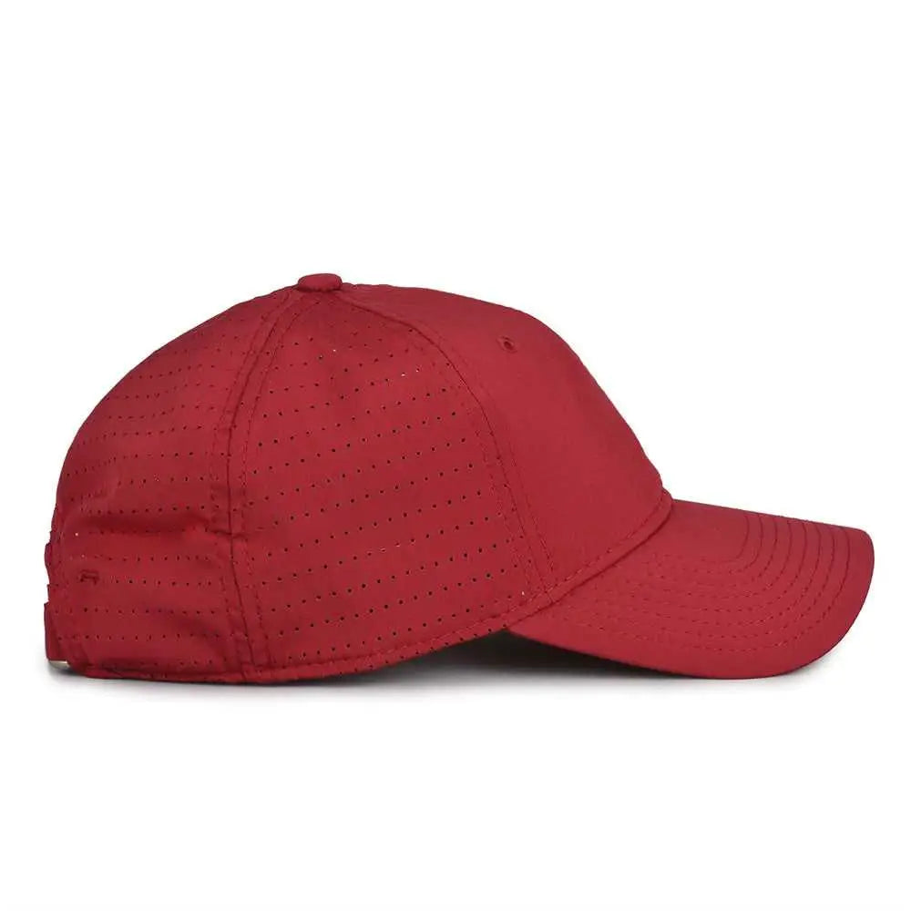 The Game GB424 Perforated GameChanger Cap - Cardinal - Cardinal / 6 7/8’’ - 7 5/8’’