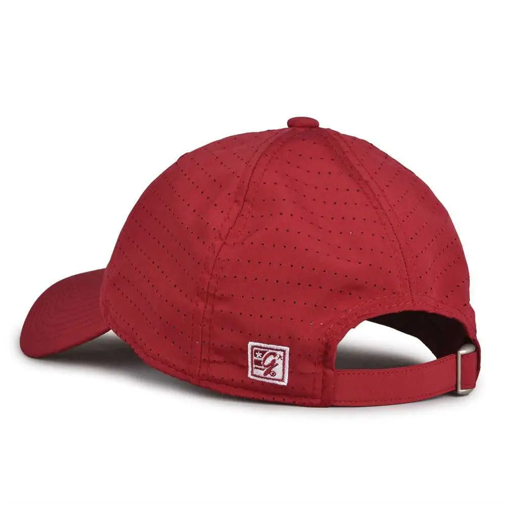 The Game GB424 Perforated GameChanger Cap - Cardinal - Cardinal / 6 7/8’’ - 7 5/8’’