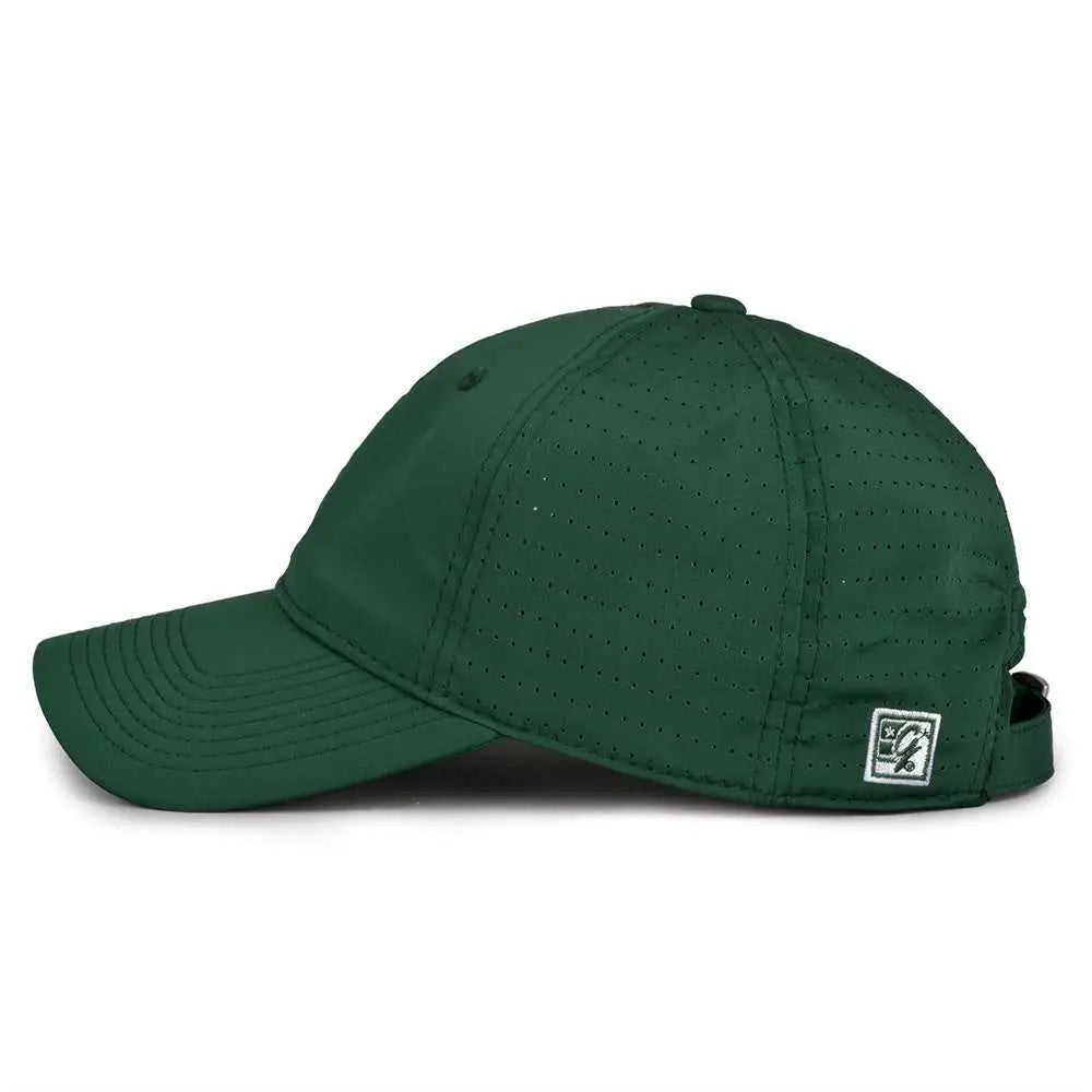 The Game GB424 Perforated GameChanger Cap - Dark Green - Forest / 6 7/8’’ - 7 5/8’’