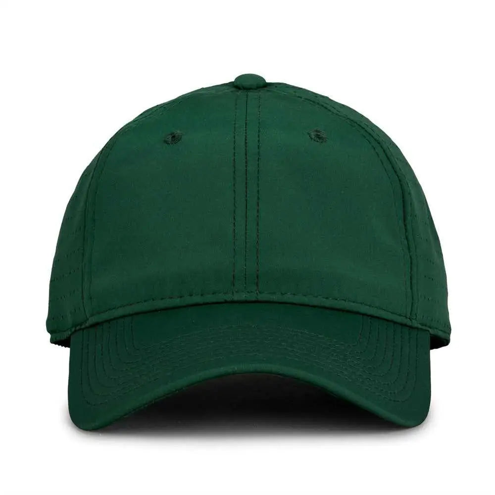 The Game GB424 Perforated GameChanger Cap - Dark Green - Forest / 6 7/8’’ - 7 5/8’’