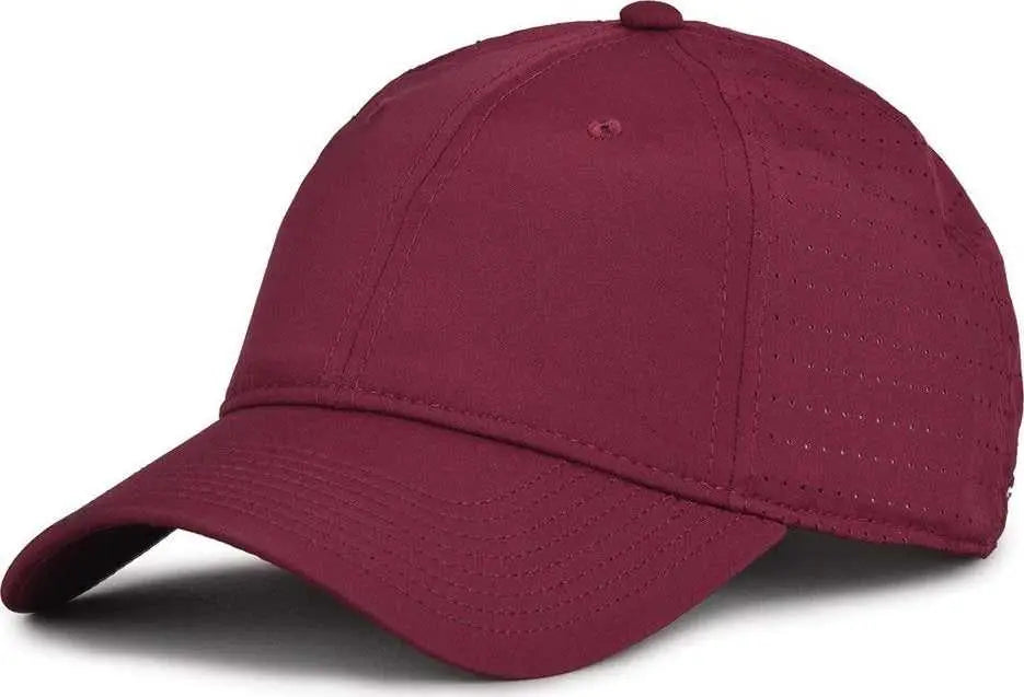 The Game GB424 Perforated GameChanger Cap Dark Maroon Maroon / 6 7/8’’ 7 5/8’’