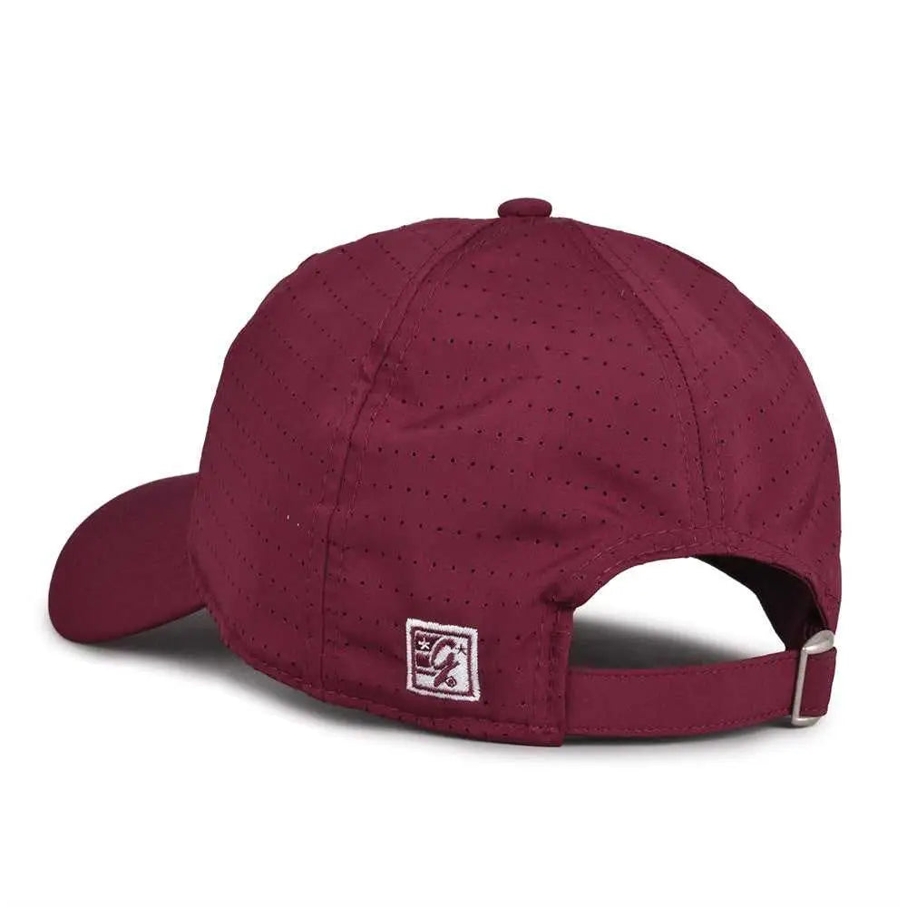 The Game GB424 Perforated GameChanger Cap - Dark Maroon - Maroon / 6 7/8’’ - 7 5/8’’