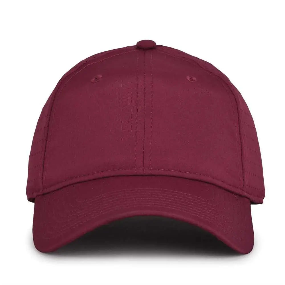 The Game GB424 Perforated GameChanger Cap - Dark Maroon - Maroon / 6 7/8’’ - 7 5/8’’