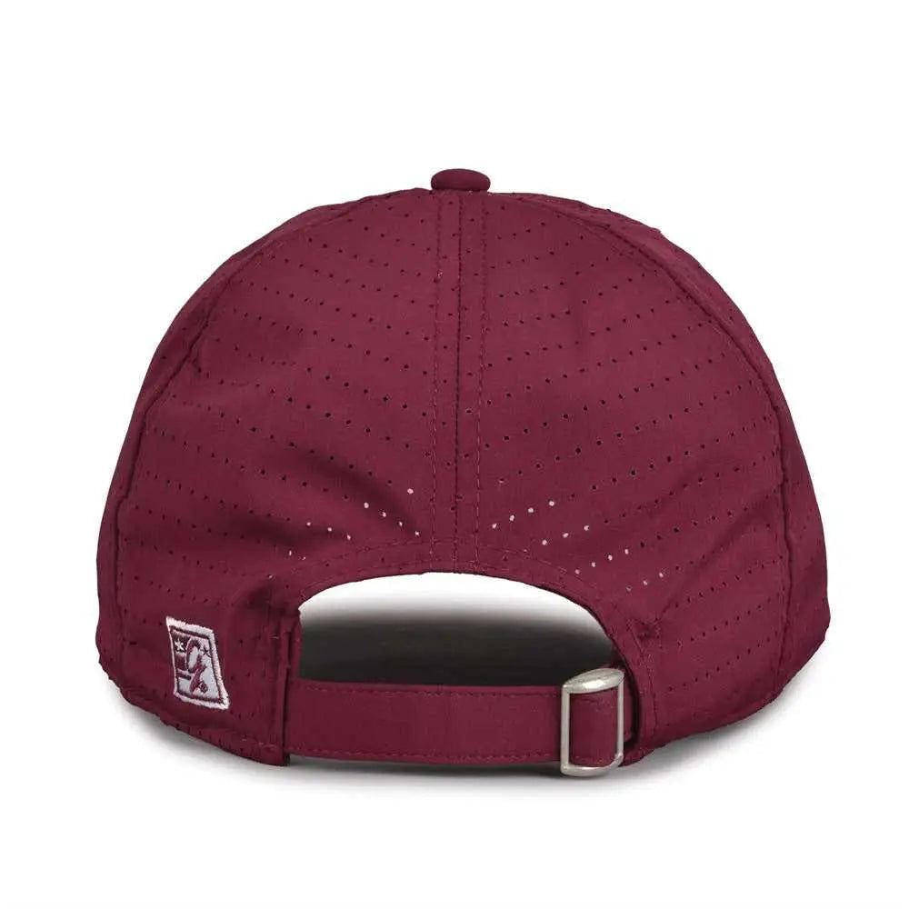 The Game GB424 Perforated GameChanger Cap - Dark Maroon - Maroon / 6 7/8’’ - 7 5/8’’