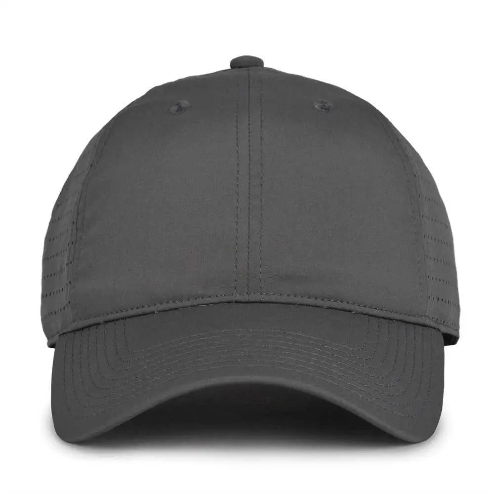 The Game GB424 Perforated GameChanger Cap - Graphite - Dark Gray / 6 7/8’’ - 7 5/8’’