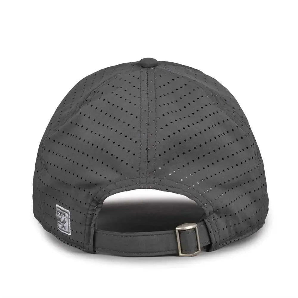 The Game GB424 Perforated GameChanger Cap - Graphite - Dark Gray / 6 7/8’’ - 7 5/8’’