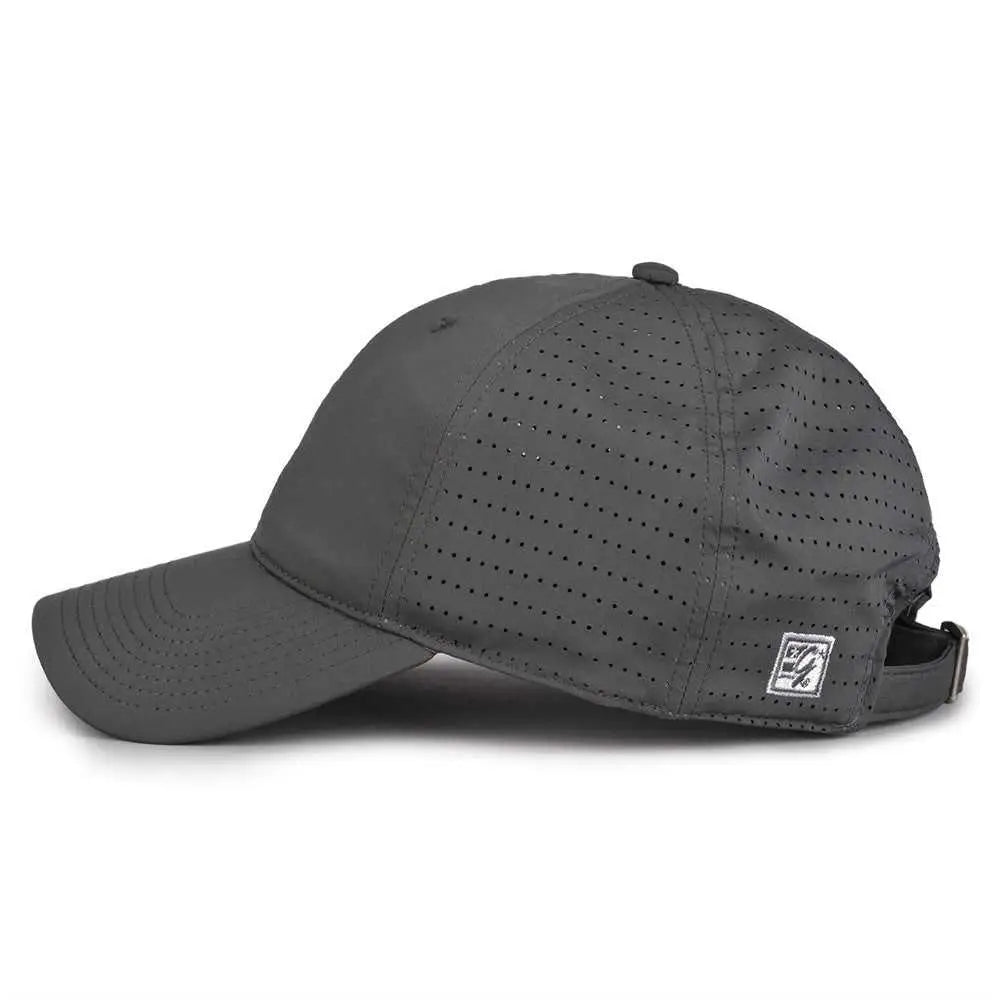 The Game GB424 Perforated GameChanger Cap - Graphite - Dark Gray / 6 7/8’’ - 7 5/8’’