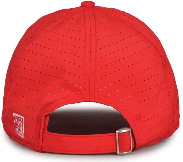 The Game GB424 Perforated GameChanger Cap - Red - Red / 6 7/8’’ - 7 5/8’’