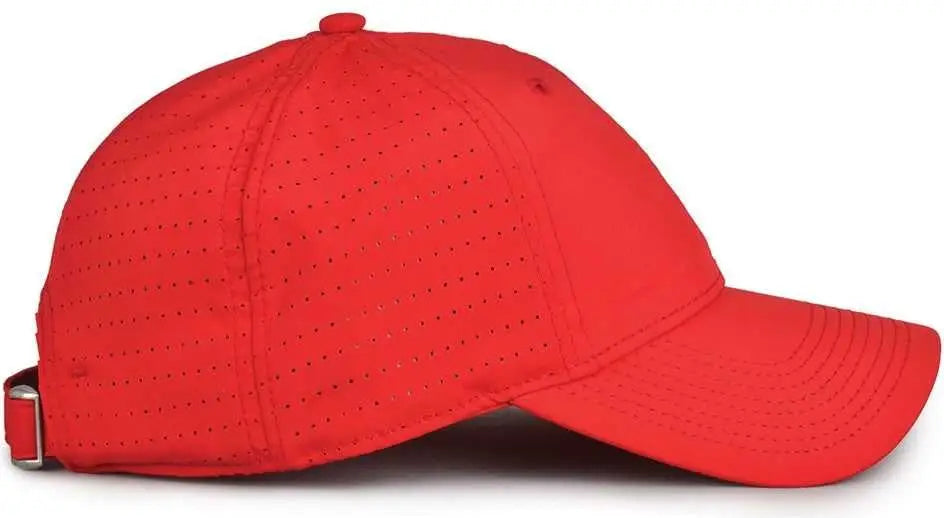 The Game GB424 Perforated GameChanger Cap - Red - Red / 6 7/8’’ - 7 5/8’’