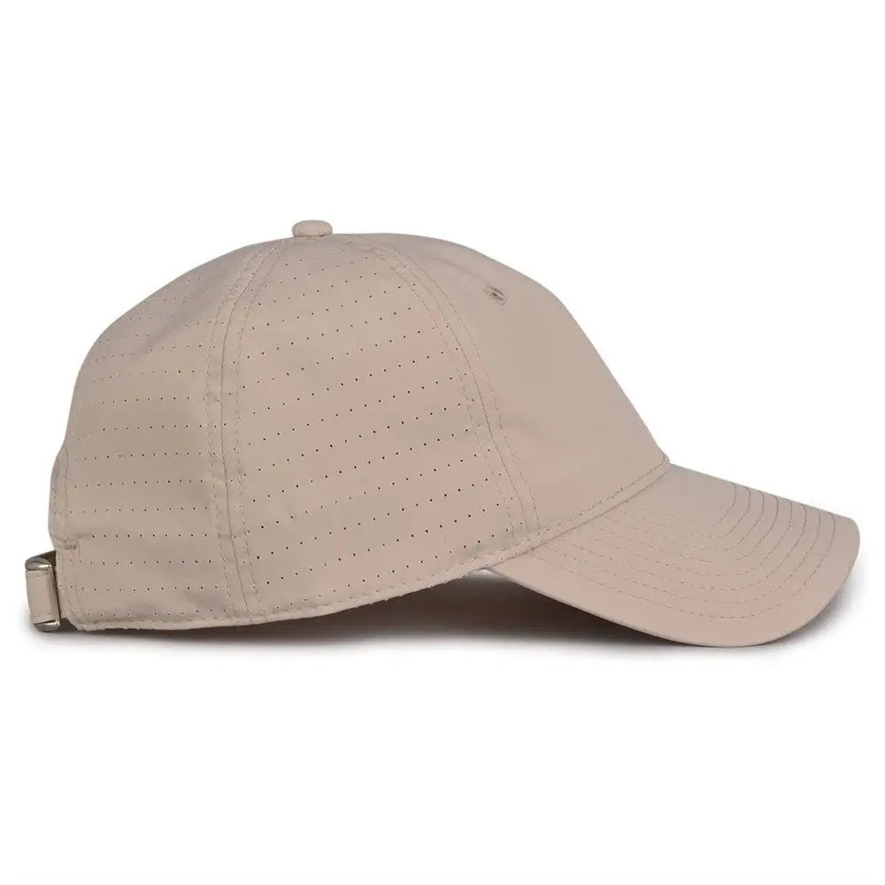 The Game GB424 Perforated GameChanger Cap - Stone - Sand / 6 7/8’’ - 7 5/8’’