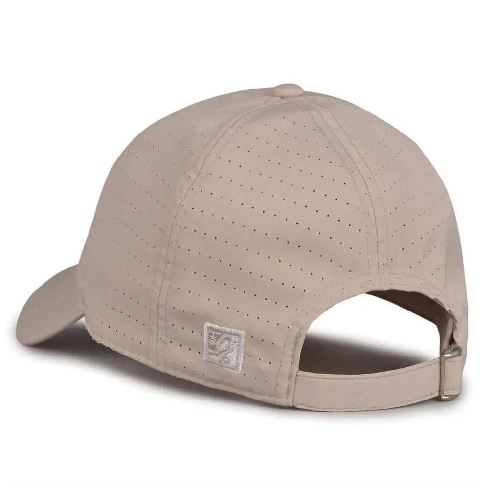 The Game GB424 Perforated GameChanger Cap - Stone - Sand / 6 7/8’’ - 7 5/8’’