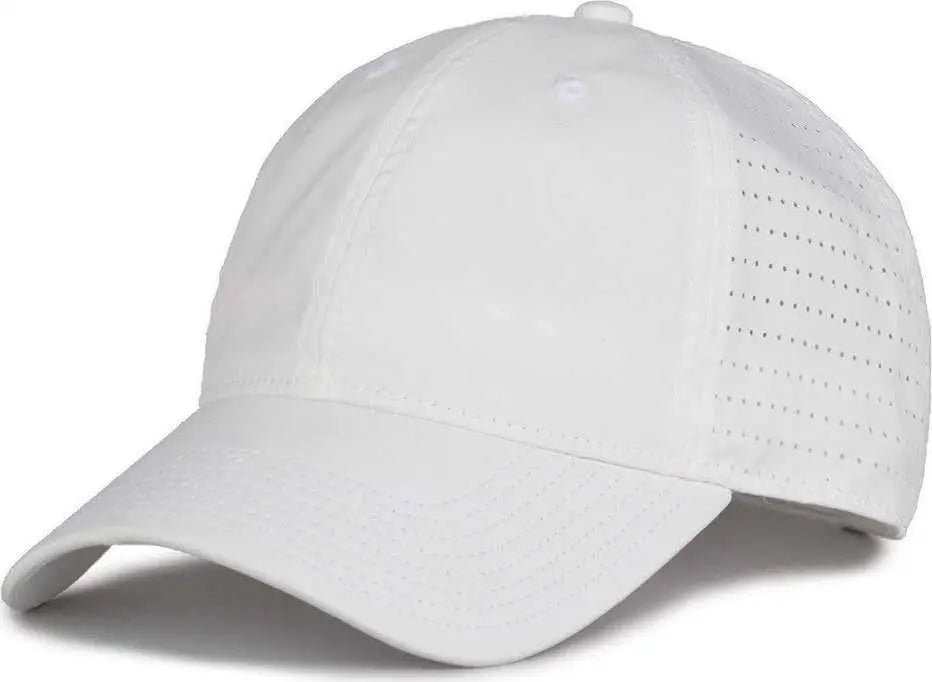 The Game GB424 Perforated GameChanger Cap White White / 6 7/8’’ 7 5/8’’