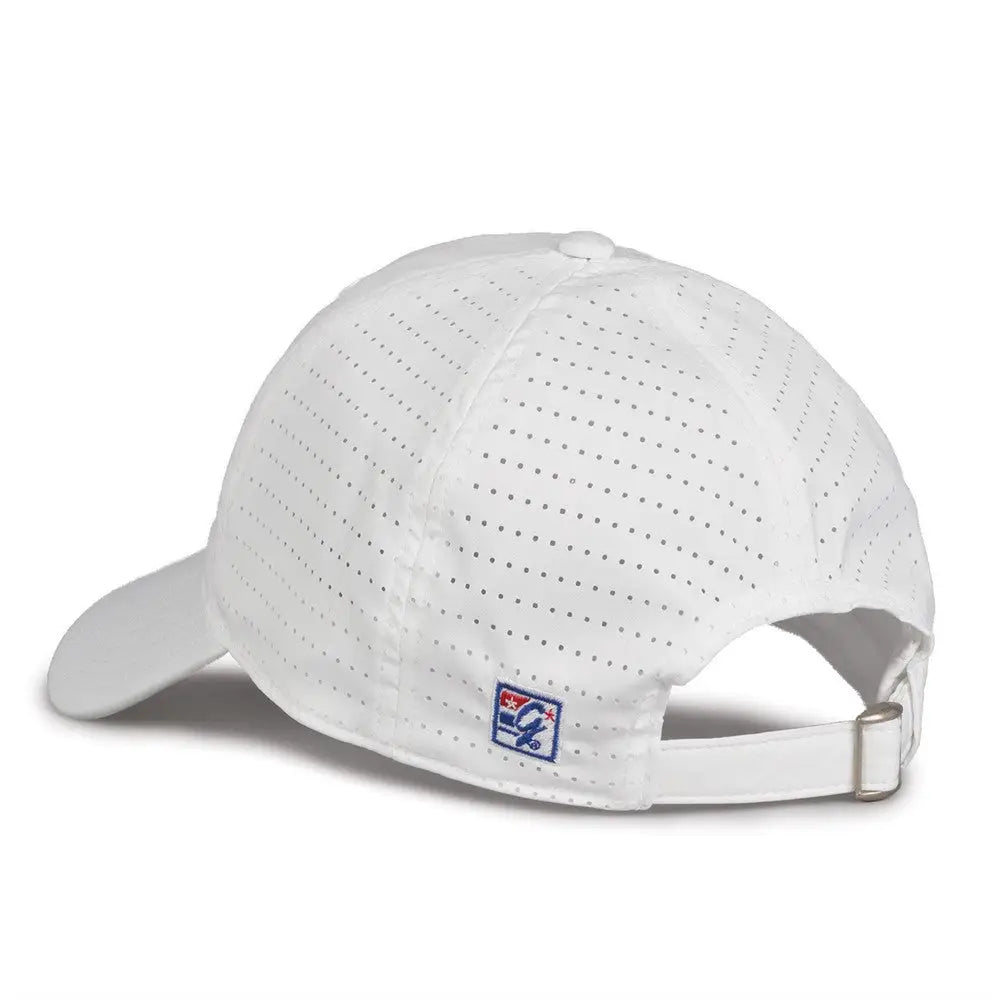 The Game GB424 Perforated GameChanger Cap - White - White / 6 7/8’’ - 7 5/8’’
