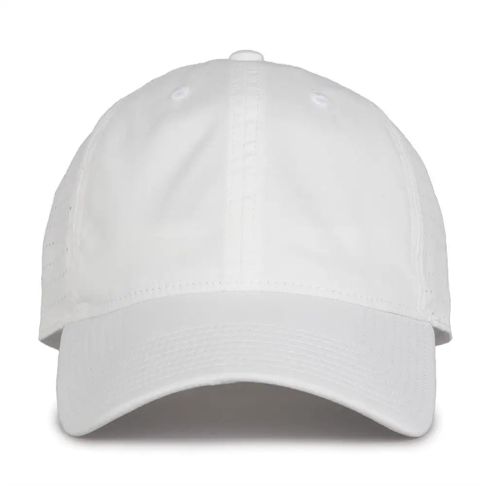 The Game GB424 Perforated GameChanger Cap - White - White / 6 7/8’’ - 7 5/8’’