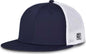 The Game GB437 Diamond Mesh Cap - Navy White - Navy White / 6 1/2’’ - 6 3/4’’