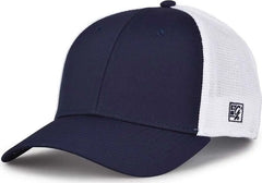 The Game GB442 GameChanger Diamond Mesh Cap - Navy White - Navy White / 6 3/4’’ - 7 1/4’’