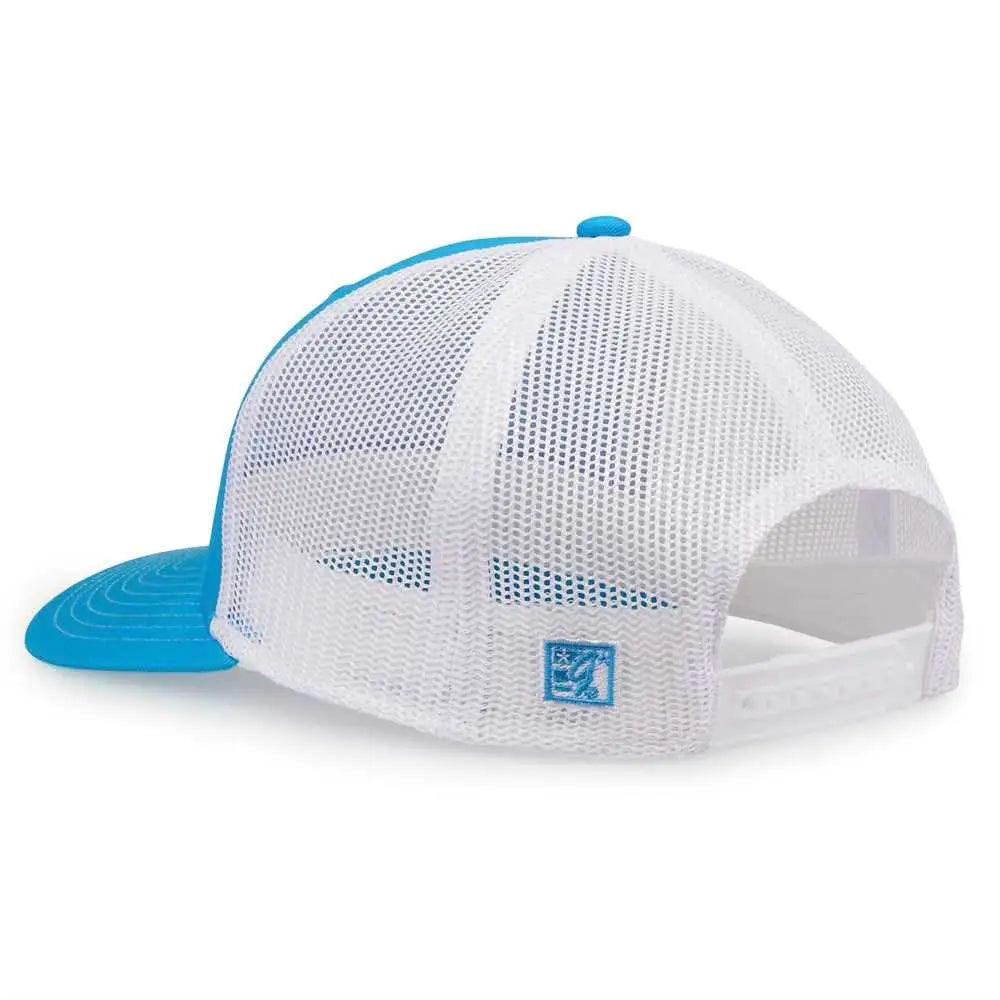 The Game GB452E Everyday Trucker Cap - Aqua White - Aqua White / 6 7/8’’ - 7 5/8’’