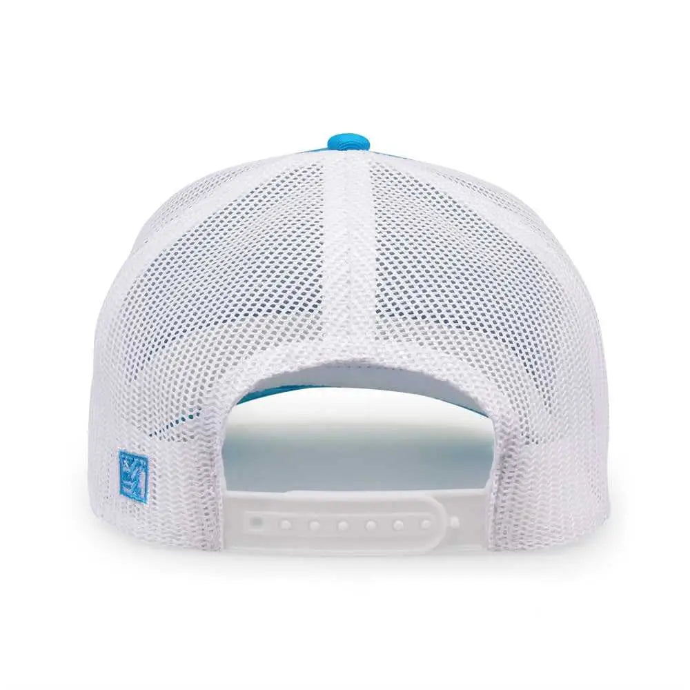 The Game GB452E Everyday Trucker Cap - Aqua White - Aqua White / 6 7/8’’ - 7 5/8’’