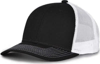 The Game GB452E Everyday Trucker Cap - Black White - Black White / 6 7/8’’ - 7 5/8’’