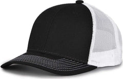 The Game GB452E Everyday Trucker Cap - Black White - Black White / 6 7/8’’ - 7 5/8’’