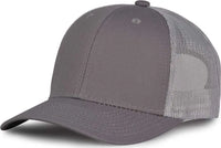 The Game GB452E Everyday Trucker Cap - Charcoal Gray - Dark Gray / 6 7/8’’ - 7 5/8’’