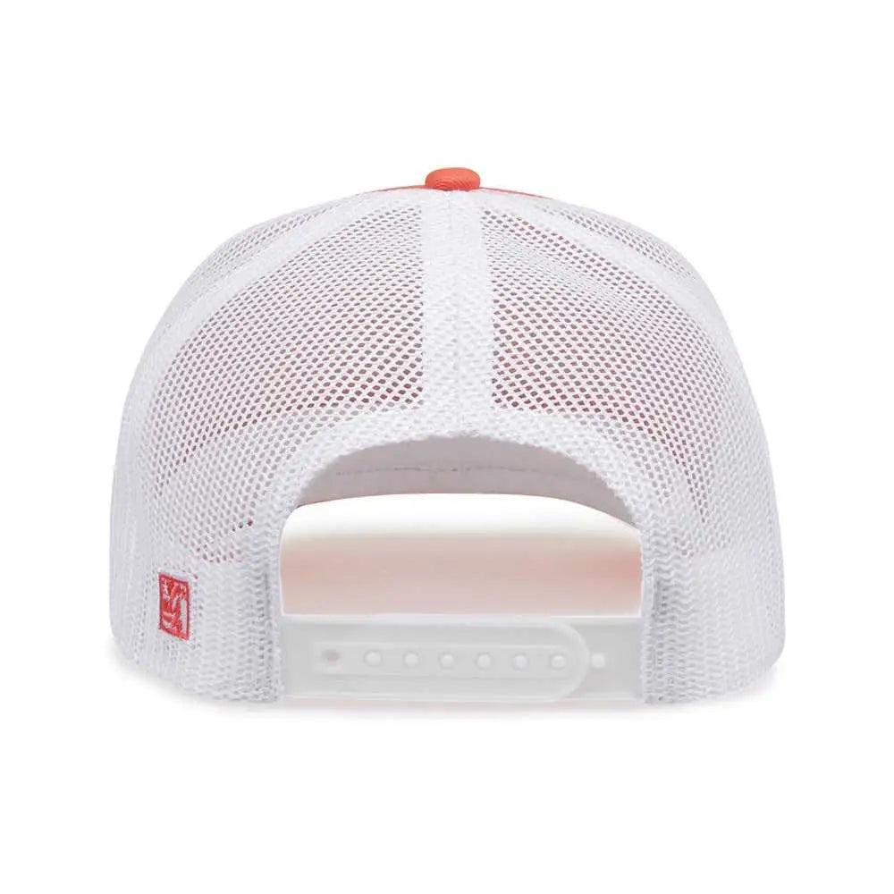 The Game GB452E Everyday Trucker Cap - Coral White - Coral White / 6 7/8’’ - 7 5/8’’