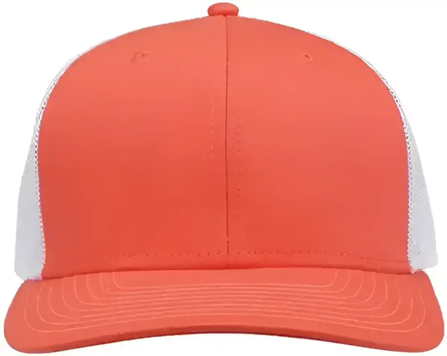 The Game GB452E Everyday Trucker Cap - Coral/ White - Coral/ White / 6 7/8’’ - 7 5/8’’