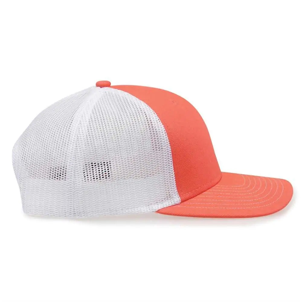 The Game GB452E Everyday Trucker Cap - Coral White - Coral White / 6 7/8’’ - 7 5/8’’
