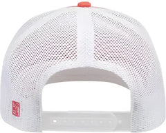 The Game GB452E Everyday Trucker Cap - Coral/ White - Coral/ White / 6 7/8’’ - 7 5/8’’