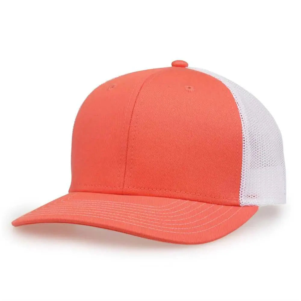 The Game GB452E Everyday Trucker Cap - Coral White - Coral White / 6 7/8’’ - 7 5/8’’