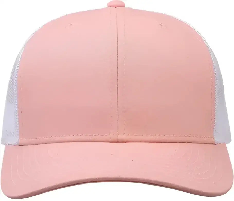 The Game GB452E Everyday Trucker Cap - Creamsicle Pink/ White - Creamsicle Pink/ White / 6 7/8’’ - 7 5/8’’
