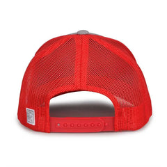 The Game GB452E Everyday Trucker Cap - Gray Red - Gray Red / 6 7/8’’ - 7 5/8’’