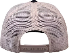 The Game GB452E Everyday Trucker Cap - Khaki/ Navy/ Stone - Khaki/ Navy/ Stone / 6 7/8’’ - 7 5/8’’